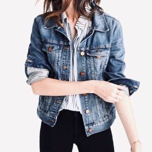 Madewell Classic Denim Jean Jacket Medium Wash
